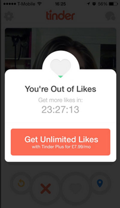 "Out of Likes" Page